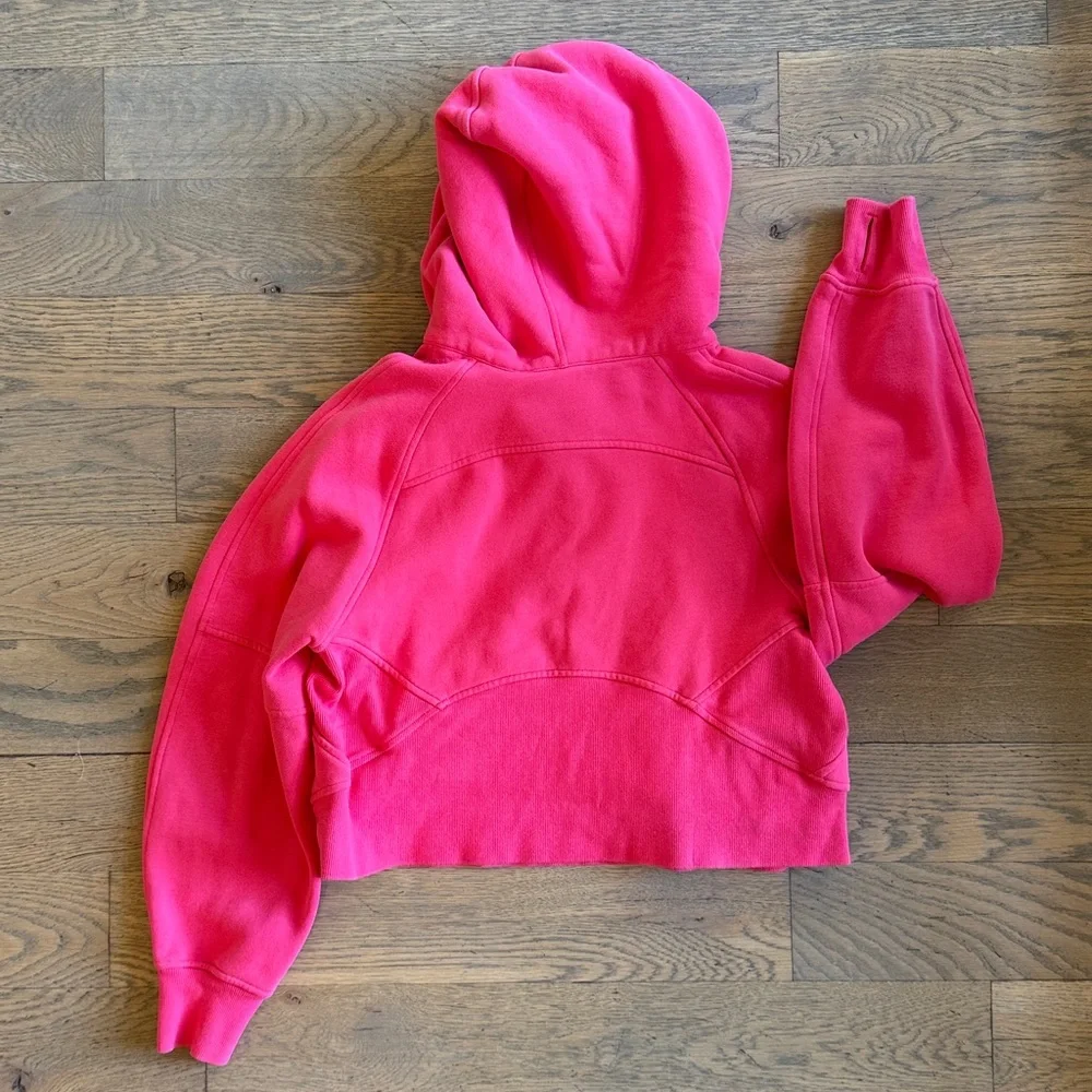 lululemon athletica Hot Pink Half-Zip Hooded Sweatshirt - Picture 4 of 4
